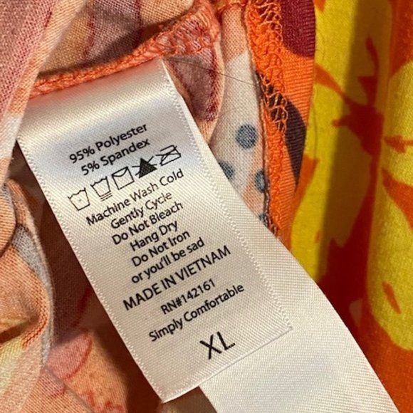 LulaRoe Nicki - Bright/Bold XL - Picture 3 of 4